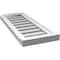 Ekena Millwork Arch Top Surface Mount PVC Gable Vent w/ 2"W x 2"P Brickmould Sill Frame, 12"W x 28"H GVPAR12X2803SN - alternate 3